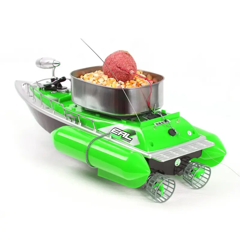 Eal T10 Rc Fishing Boat Intelligent Wireless Electric Fishing Bait Remote Control Rc Boat Fish Ship Searchlight Gifts For Kids 1
