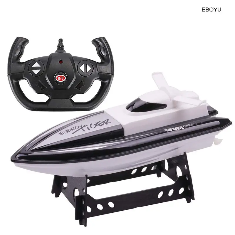 Eboyu 301 High Speed Rc Boat Remote Control Race Boat 4 Channels For Pools, Lakes And Outdoor Adventure (Only Works In Water) 1