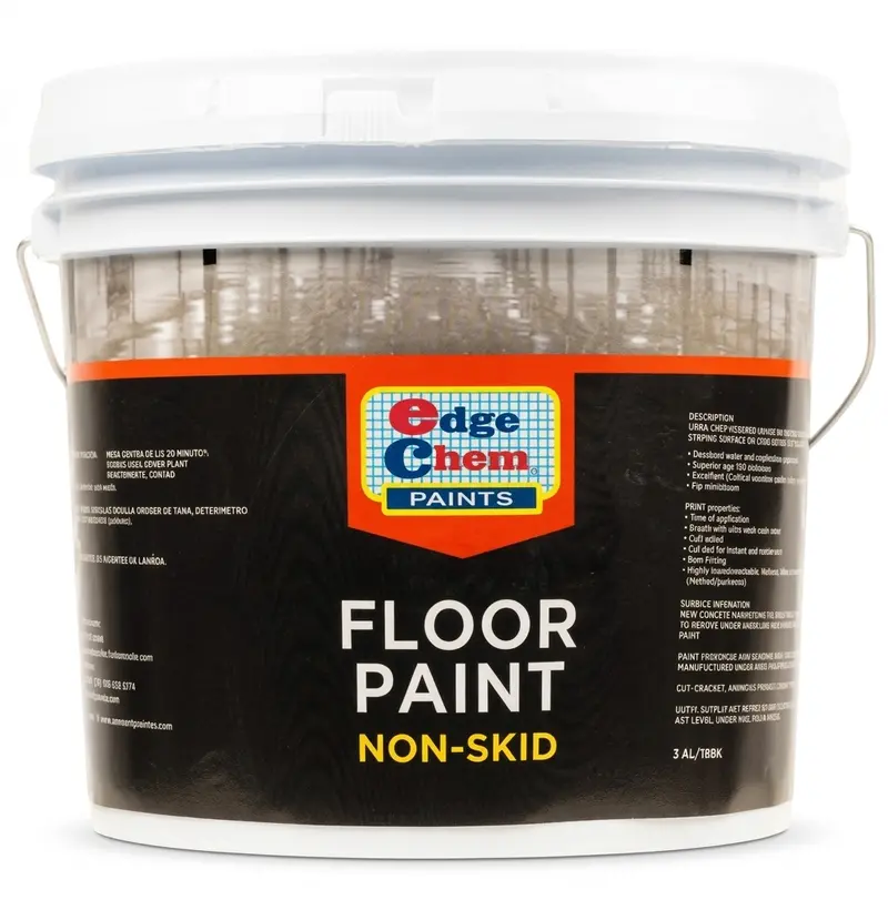 Edgechem Grey Floor Paint 3.8 Litres 1