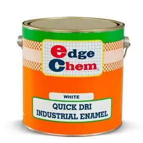 Edgechem Industrial Enamel White Paint 3.8 Litres 1