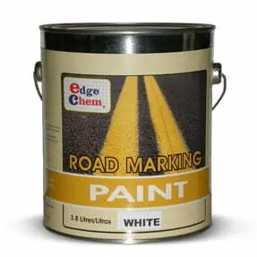Edgechem White Road Marking Paint 3.8L (1 Gallon) 1