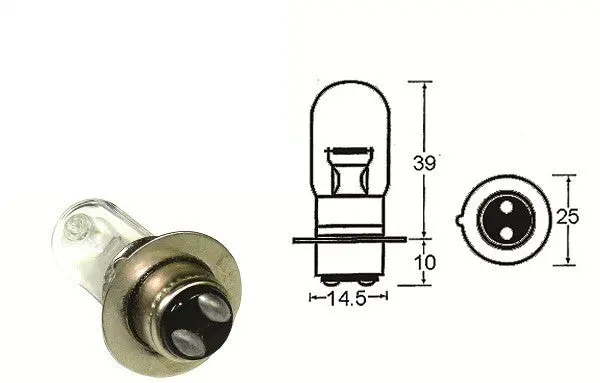Eh701 - Halogen Bulb 12V 35/35W 1 Pin Px15d 1