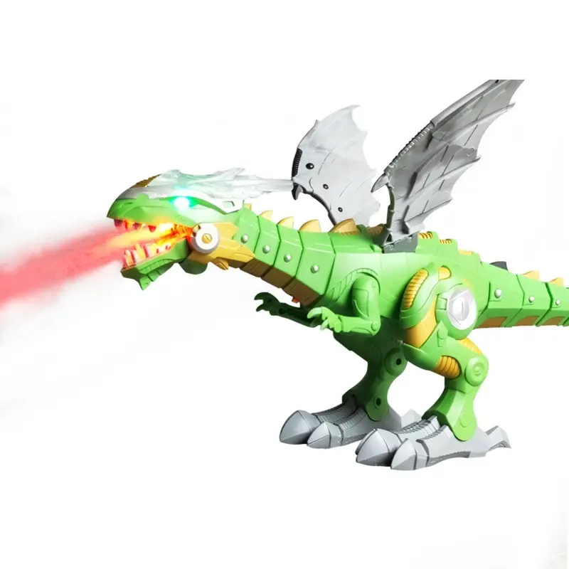 Electric Dinosaurs Model Toys Walking Spray Dinosaur Robot With Light Sound Swing Boy's Dinosaurios Toy For New Year's Gift 1