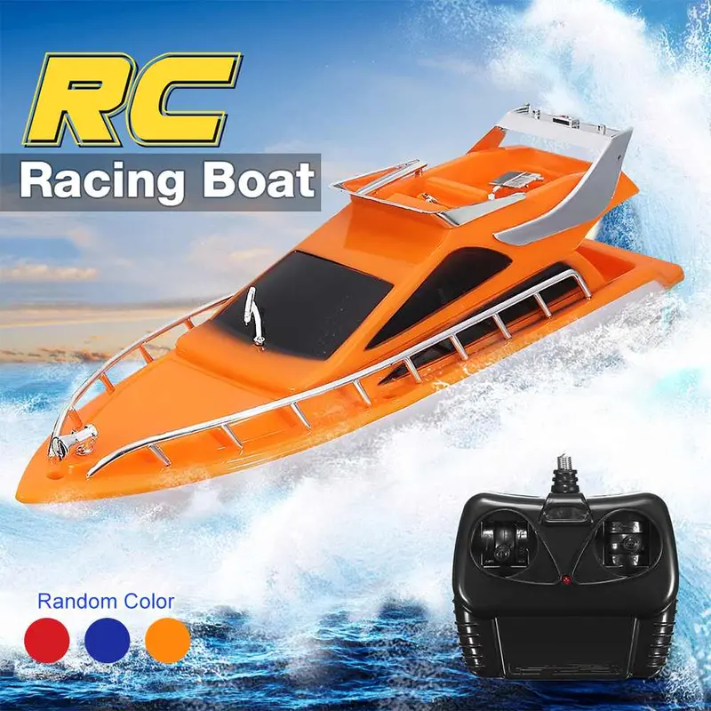 Electric Toy Boat Remote Control Twin Motor High Speed Boat Children Outdoor Rc Racing Boat Kid Children Toy Gifts 1