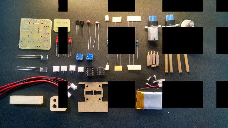Electronic Assembly Kits Robot Diy Kits Line Following Car 1