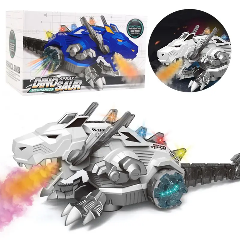 Electronic Walking Spray Dinosaurs Robot Toys Cartoon Electric Dragon Animal Model Dinosaurio Juguete Robot Pterosaurs Kids Toys 1