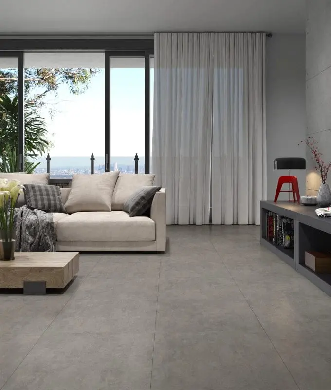 Elemento Cinza Rt Ceramic Floor And Wall Tile 24" X 24" 1