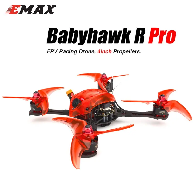 Emax Babyhawk Race Pro 4-Inch Fpv Racing Drone - Bnf (Frsky D8) F4 Mini Magnum Iii Blheli32 3-6S Rs1606 3300Kv Rc Quadcopter Fpv 1