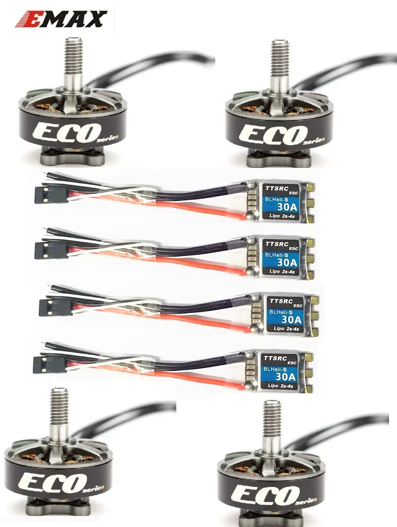 Emax Eco Series 2306 1700Kv 3~6S /2400Kv 2~4S Durable Motor For Diy Racing Drone Rc Helicopter 1