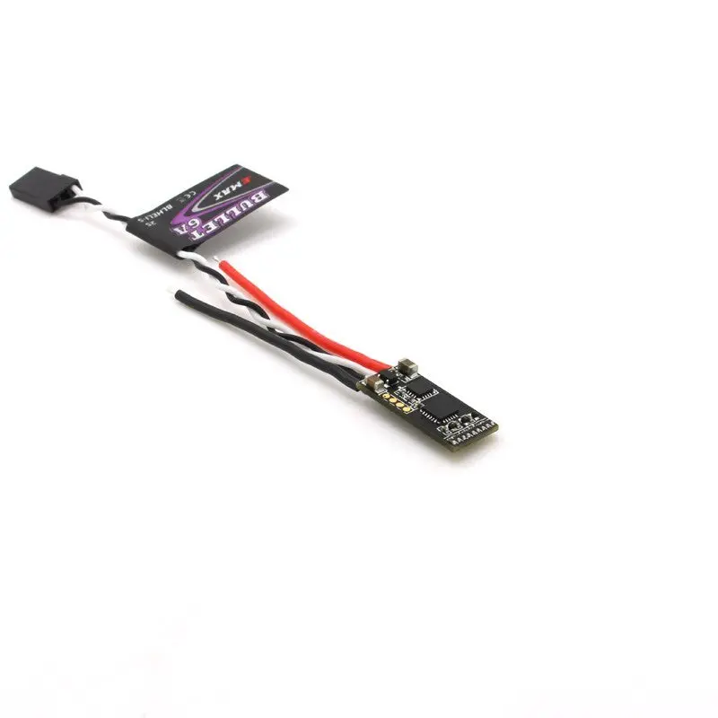 Emax Emx-Sc-1770 Bullet Series 6A 2S Blheli_S Esc Support Onshot42 Multishot D-Shot Ready For Rc Drone 1