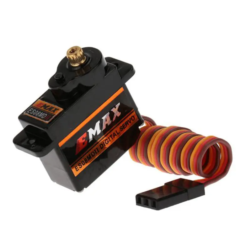 Emax Es08mdii Metal Digital Micro Servo For Rc Models 2Pcs 1