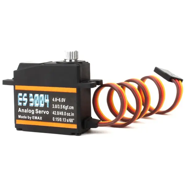 Emax Es3004 17G 3.5Kg 0.13Sec 23T Metal Gear Analog Servo For Rc Airplane (Es3104 Upgraded Version)) 1