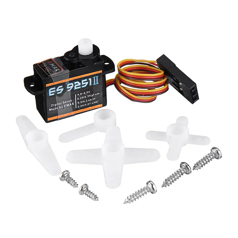 Emax Es9251ⅱ Upgrade Version 2.5G Plastic Micro Digital Servo For Rc Model 1