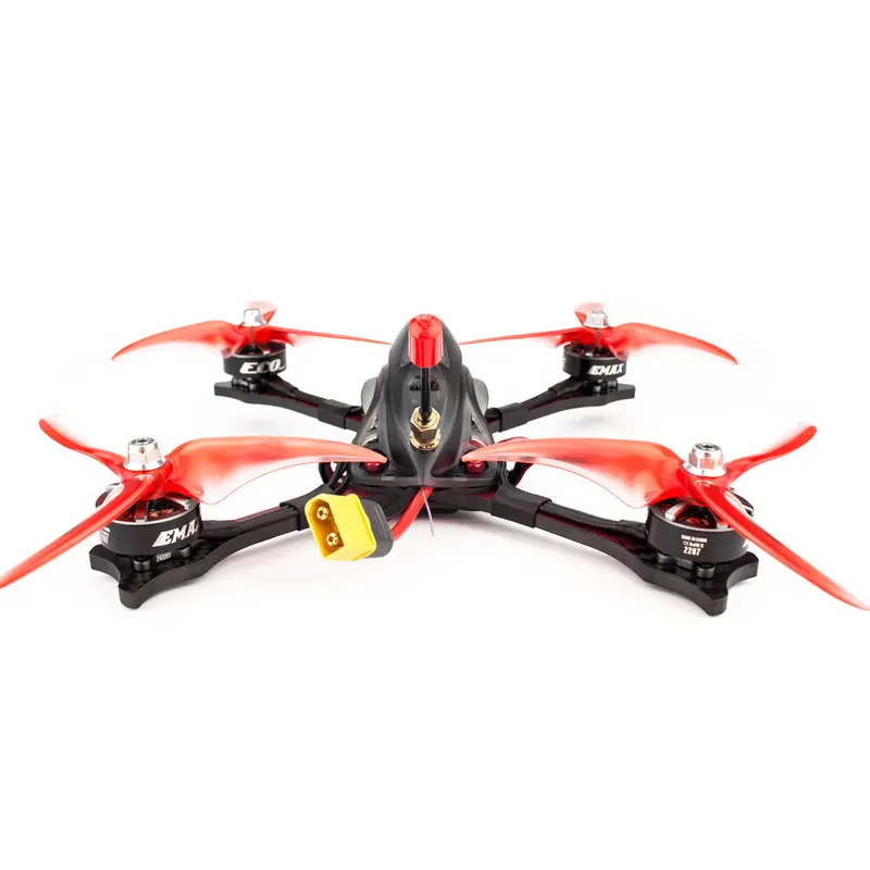 Emax Hawk Sport 5 Inch 4S/6S Fpv Racing Drone Bnf/Pnp F405 Fc 35A Blheli_32 Esc Eco2207 1700Kv/2400Kv Caddx Turbo Micro F2 25-200Mw Vtx 4