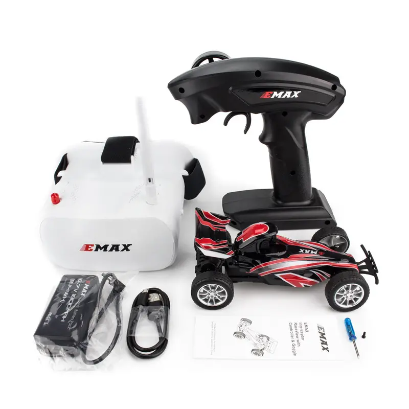 Emax Interceptor 1/24 2.4G Rwd Fpv Rc Car With Goggles Full Proportional Control Rtr Model 1