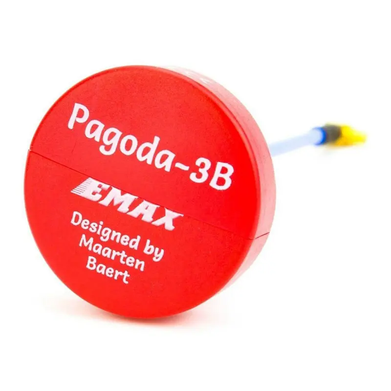 Emax Pagoda 3B 5.8G 90Mm Long Rhcp W/ Mmcx By Maarten Baert Fpv Vtx Antenna Red 1