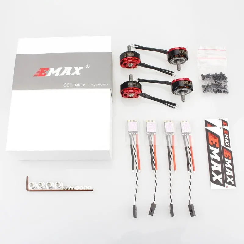 Emax Rs2205s 2300Kv 2600Kv Racespec Brushless Motor With Bullet 30A Blheli_S D-Shot Power Combo For Rc Drone 1