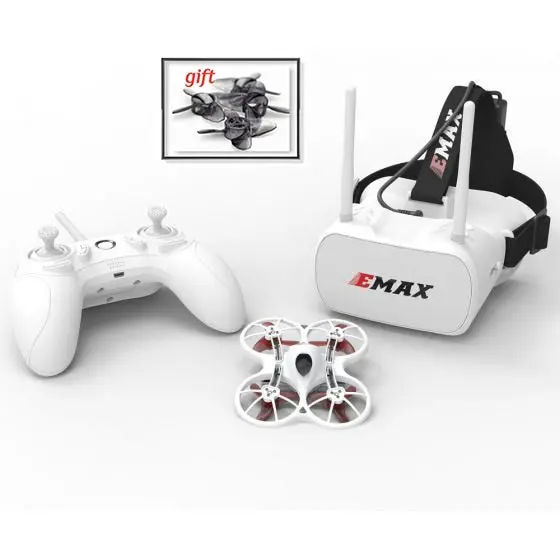 Emax Tinyhawk Rtf/Bnf Kit Rc Plane F4 4In1 3A 15000Kv 37Ch 25Mw 600Tvl Vtx 1S Indoor Fpv Drone Frsky D8 With Chrismas Gift 1