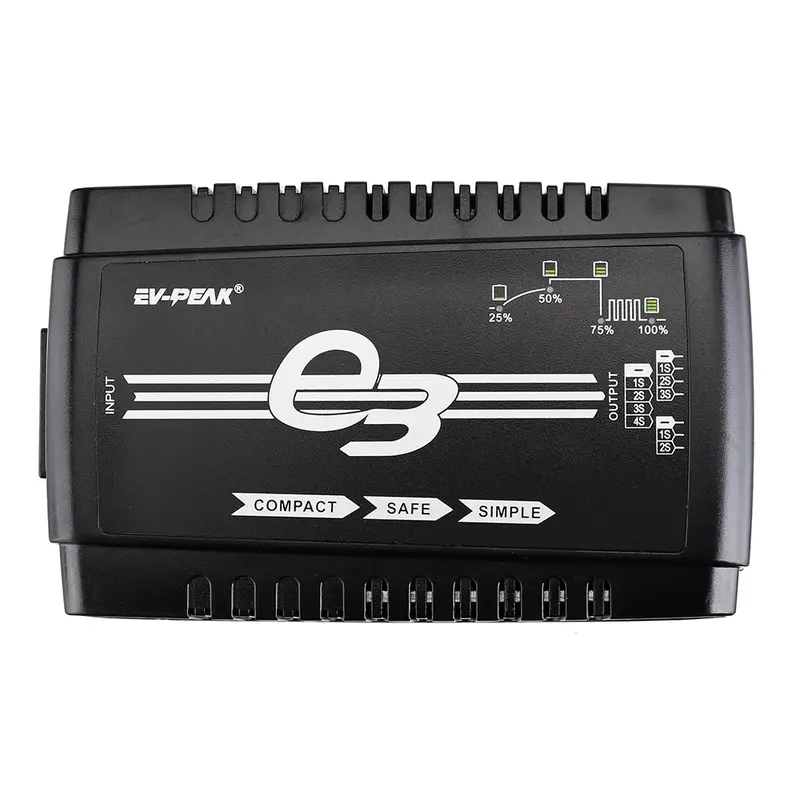 Ev-Peak E3 35W 3A Smart Ac Balance Charger For 2S-4S Lipo/Lihv Battery 1