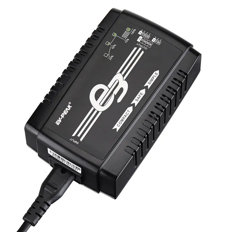 Ev-Peak E3 35W 3A Smart Ac Balance Charger For 2S-4S Lipo/Lihv Battery 2