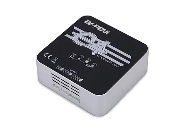 Ev-Peak E4 110 - 240V Input, 50W 4A 2-4S Lipo Charger 1