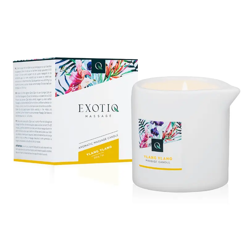 Exotic Ylang Ylang Pouring Massage Candle. 1