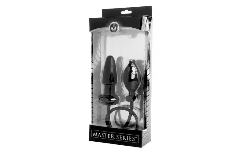 Expand Inflatable Anal Plug - Black. 1