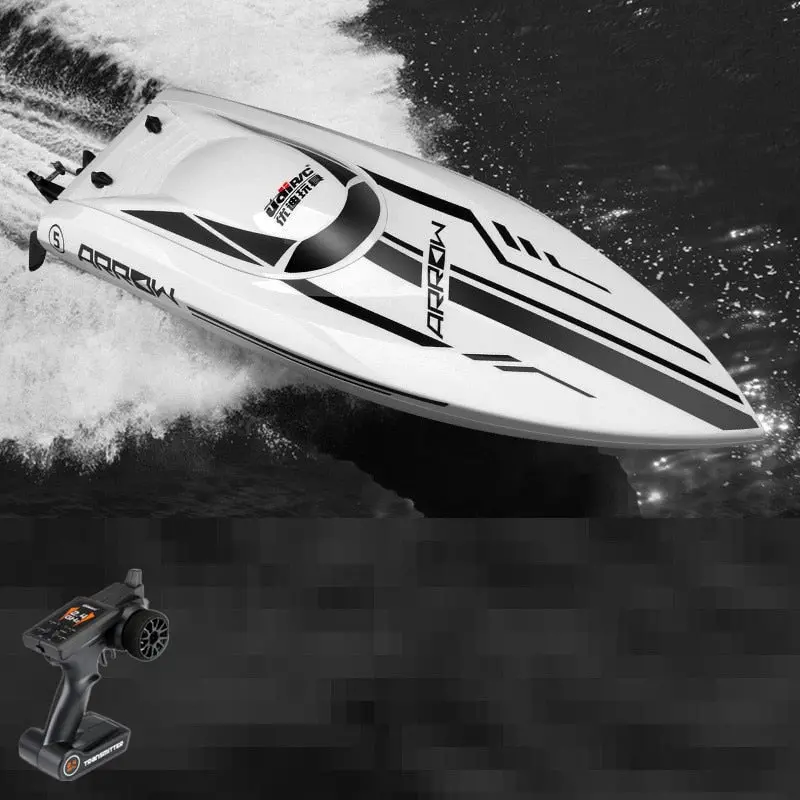 Extreme Speed Brushless Remote Control Boat Speedboat 2.4G 55Km/H 200M 64Cm Large Waterproof Ship Over Reset Smart Rc Boat Model 1