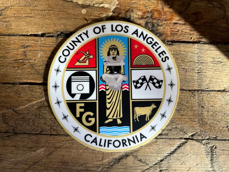 F/G Los Angeles County Sticker! 1