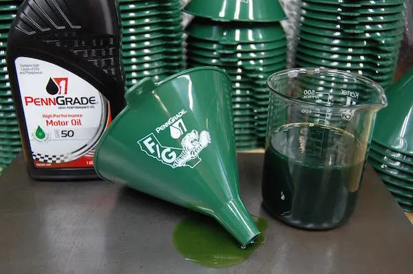 F/G  Penngrade1 Green Oil Funnel 1