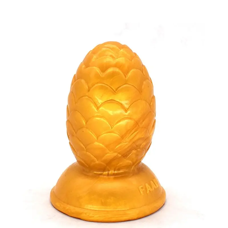 Faak Pine Cone Anal Plug Gold. 1