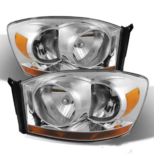 Faros Cromados Dodge Ram 2006-2008 1