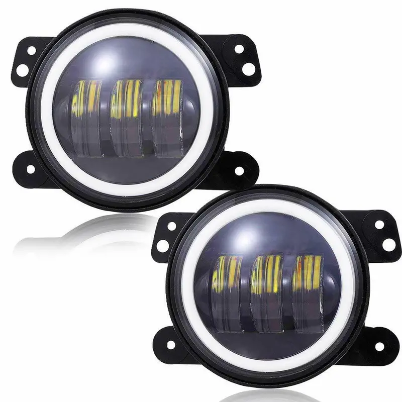 Faros De Niebla Led Jeep Wrangler Unlimited Jk 4 Puertas 07-2018 1