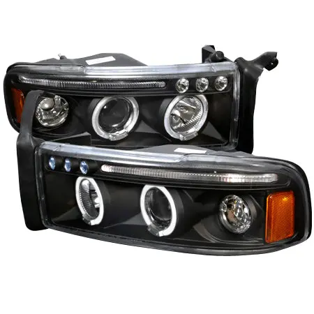 Faros Dodge Ram 1500 94-01 Ojo De Angel 1