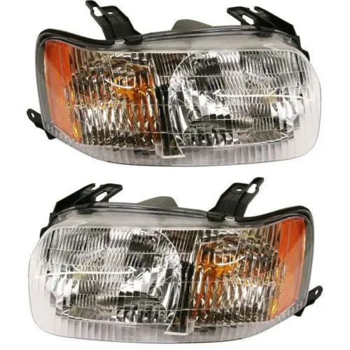 Faros Fondo Cromado Ford Escape 2001 - 2004 1