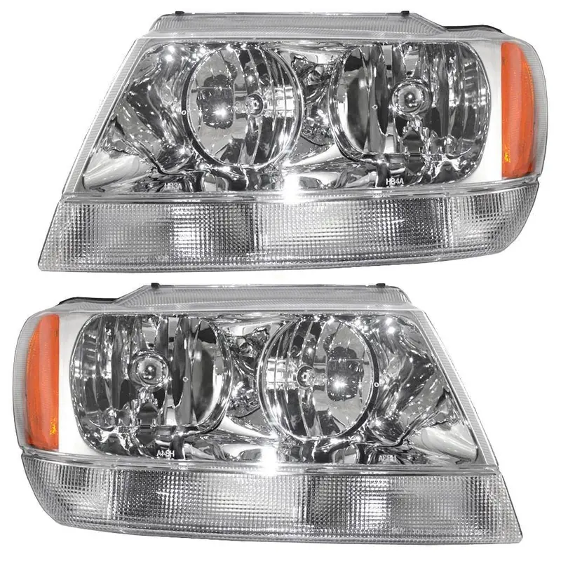 Faros Fondo Cromado Grand Cherokee Limited 1999 - 2004 1
