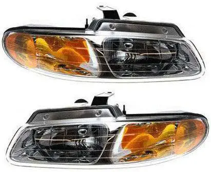Faros Fondo Negro Chrysler Grand Voyager 2000 1