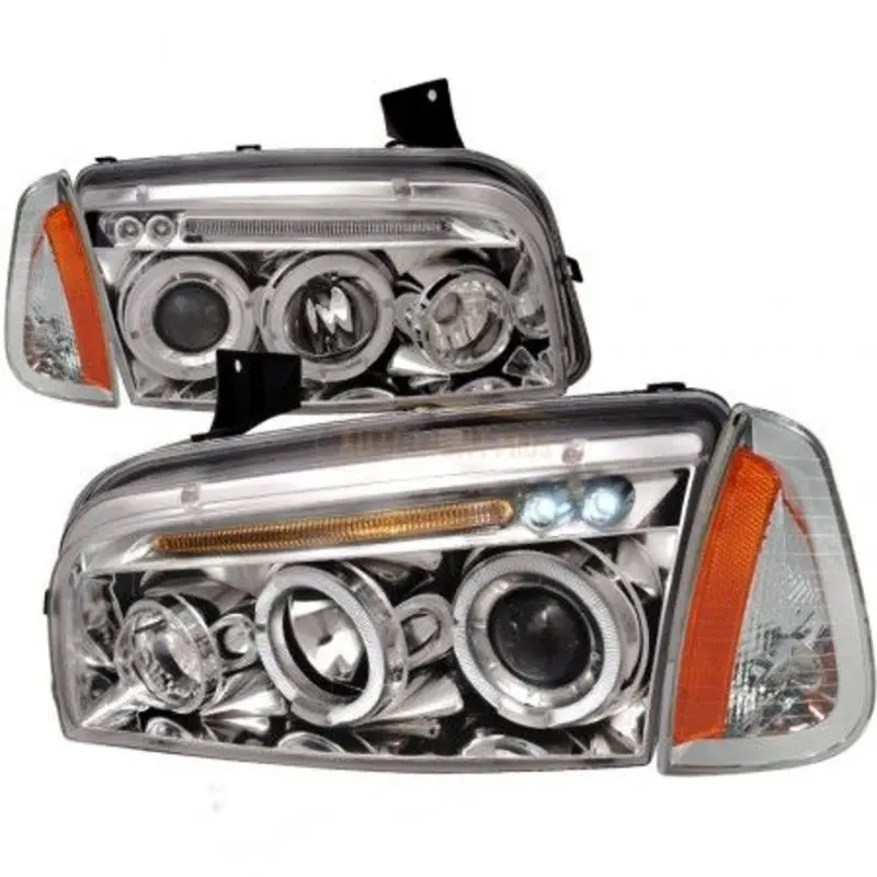 Faros Led Cromados Dodge Charger 2008-2010 1