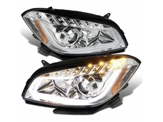 Faros Ojo De Angel Y Led Fondo Cromado Malibu 2008 - 2012 1