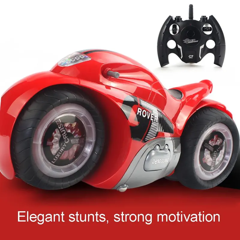Fashion High-Speed Drift 360 Degree Rotary 1:12 Rc Remote Control Motorcycle Toy Drift Motor Kids Toys For Gift 1