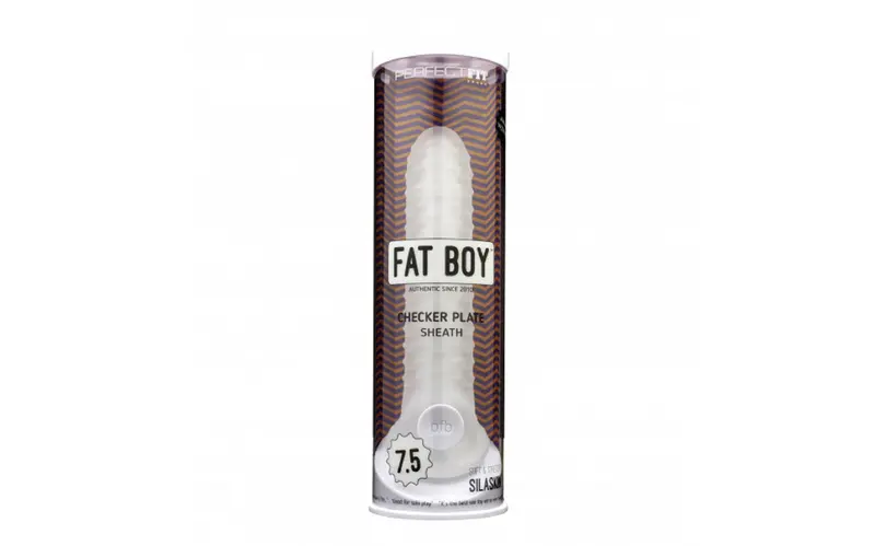 Fat Boy Clear Checker Plate Sheath 7.5In. 1