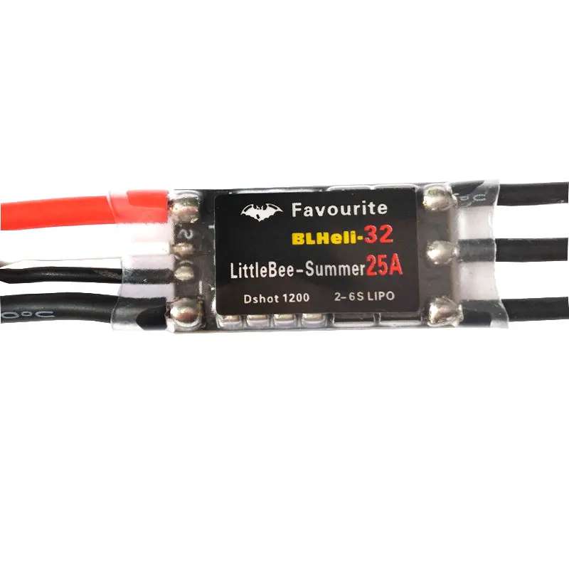 Favourite Fvt Littlebee Summer 25A 25Amp Blheli_32 2-6S Esc Dshot1200 Ready For Rc Drone Fpv Racing 1