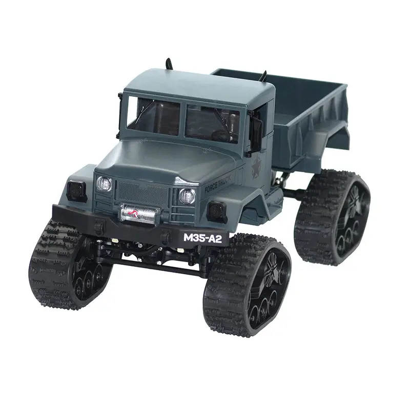 Fayee Fy001b Kit 1/16 2.4G 4Wd Rc Car Brushed Off-Road Military Truck Snow Tires W/ 180 Motor Servo 1