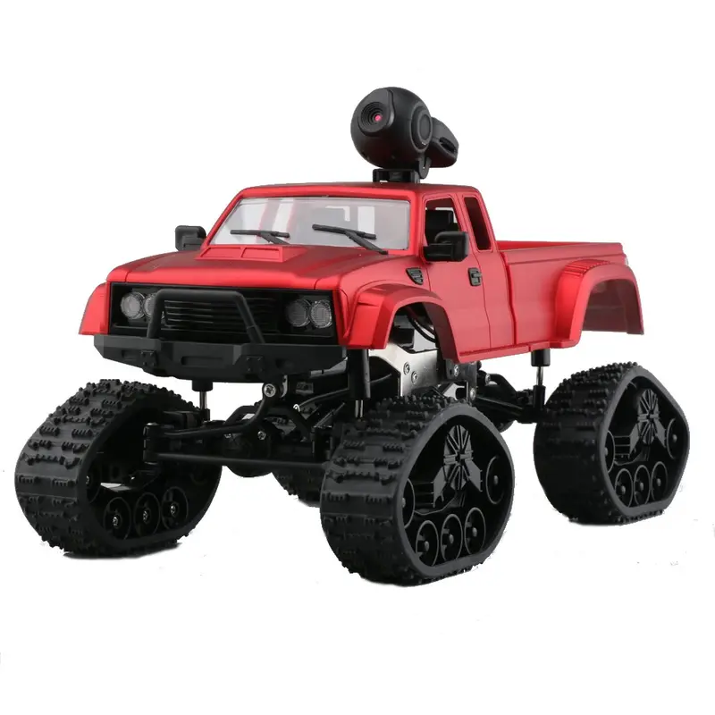 Fayee Fy002b 1/16 2.4G 4Wd Rc Car 720P Hd Wifi Fpv Off-Road Military Truck Track Wheel W/ Led Light 1