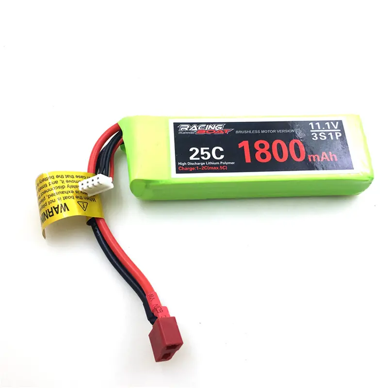 Feilun 11.1V 1800Mah 25C 3S T Plug Lipo Battery For Ft012 2.4G Brushless Rc Boat Parts 1