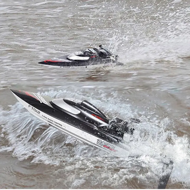 Feilun Ft012 High Speed Rc Racing Boat Brushless Fast Self Righting 45Km/H Vs Ft011 Ft010 Ft009 Remote Control Mode 1