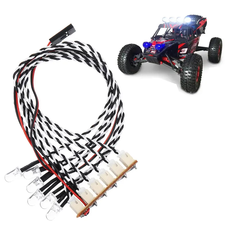 Feiyue Front Rc Car Led Light For 1/12 Fy03 1/10 Hg Rc Model Parts 1