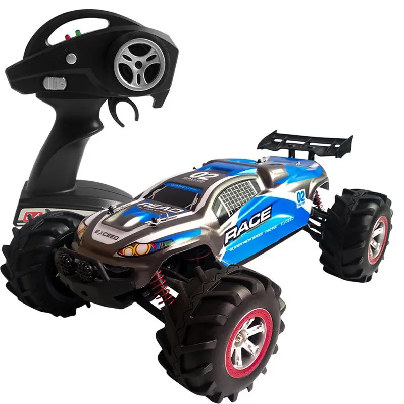 Feiyue Fy10 Race 1/12 2.4G 4Wd Brushed Rc Car Water Land Amphibious Short Course Off-Road Truck (Blue) 1