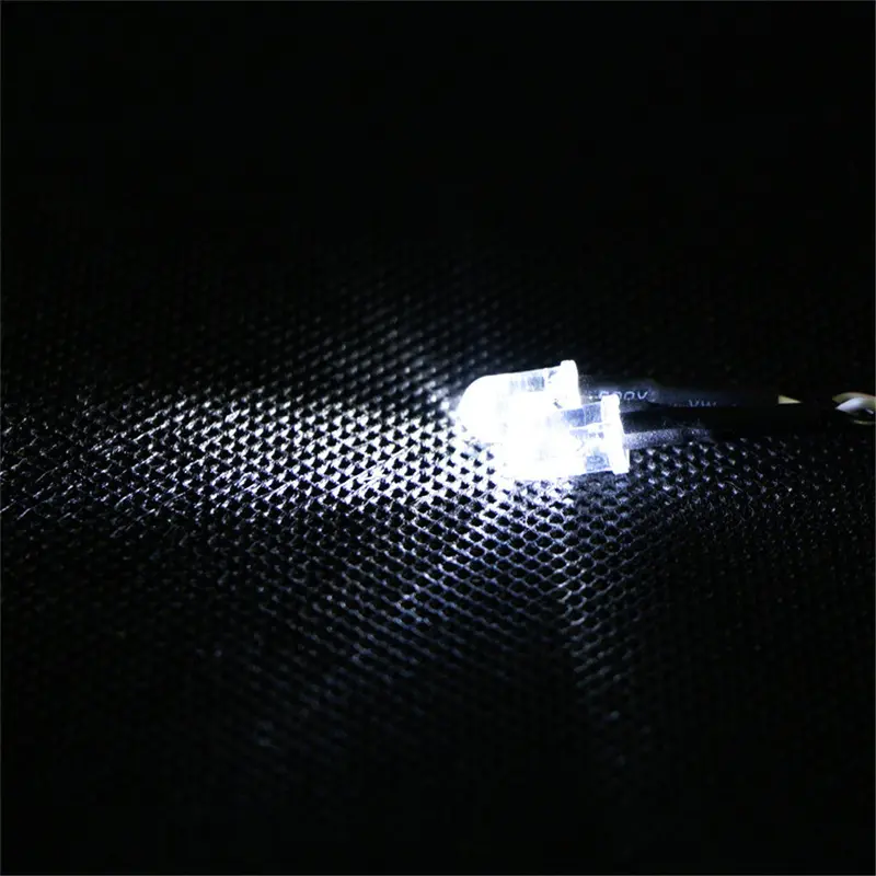 Feiyue White Rc Car Led Light For 1/12 Fy03 Fy04 Fy05 Fy06 1/10 Hg Rc Model Parts ⌀5Mm 1