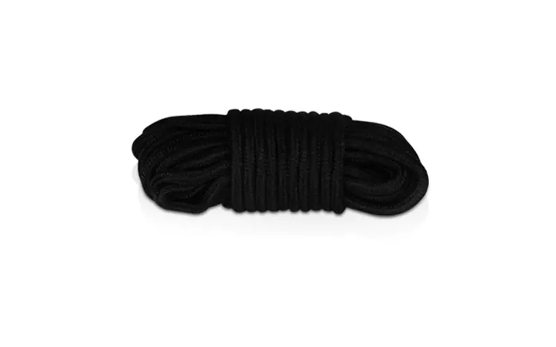 Fetish Black Bondage Rope. 2